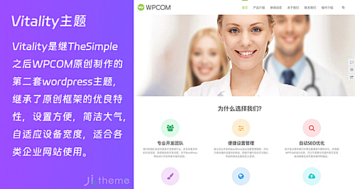 WordPress通用型企业主题 Vitality