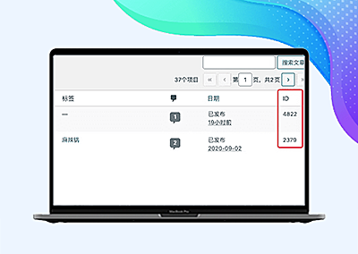 WordPress后台怎么让文章/分类/页面/标签显示ID